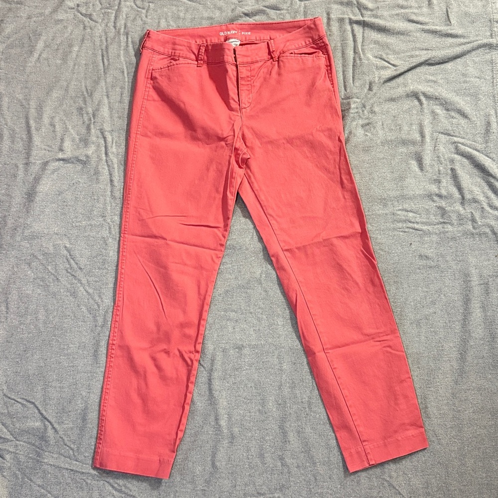 Old Navy Pixie Pants in Coral